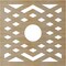 Ekena Millwork Chevron Wood Fretwork Pierced Ceiling Medallion, Hickory, 20"OD x 5 1/8"ID x 3/8"T CMWP20X20X0375CHHI - alternate 3